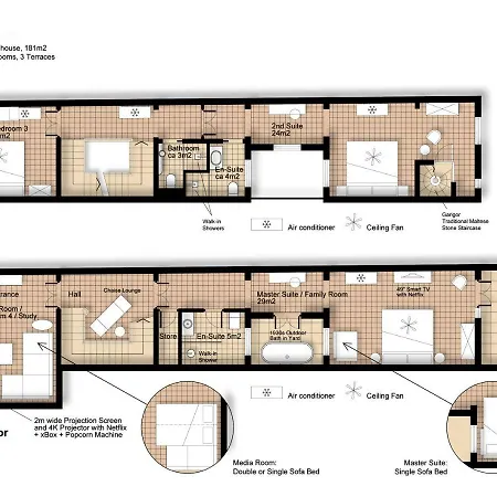 Amazing Art Deco 150m To Sea With Daily Housekeeping * Sliema